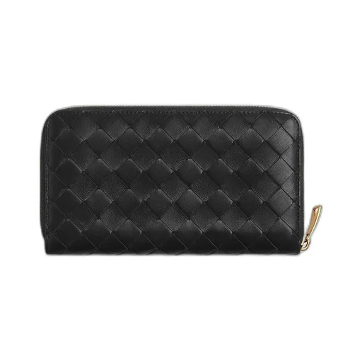 Intrecciato Zip Around Wallet