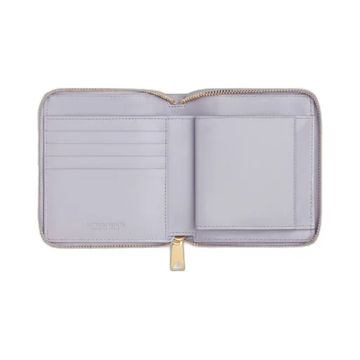 Small Cassette Compact Zip Around Wallet