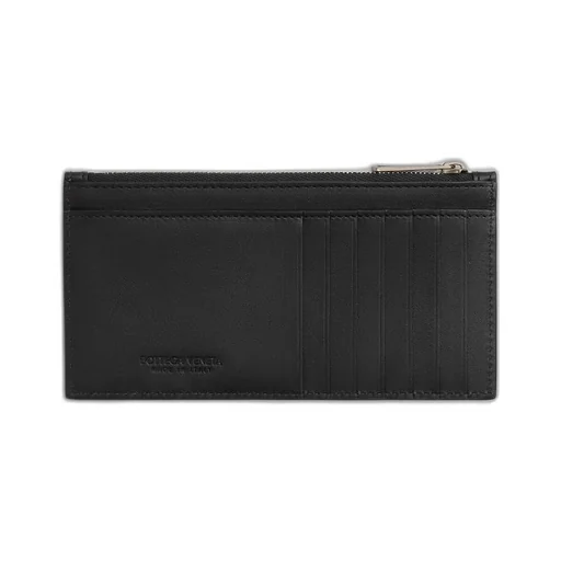Intrecciato Long Zippered Card Case