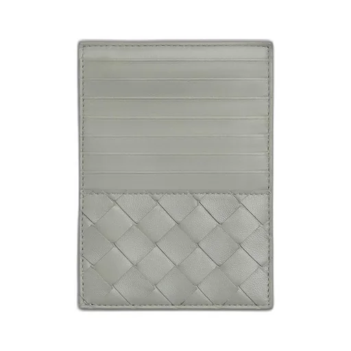 Intrecciato Card Case with Coin Case