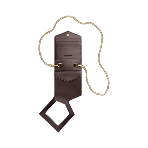 Intrecciato Card Case On Chain