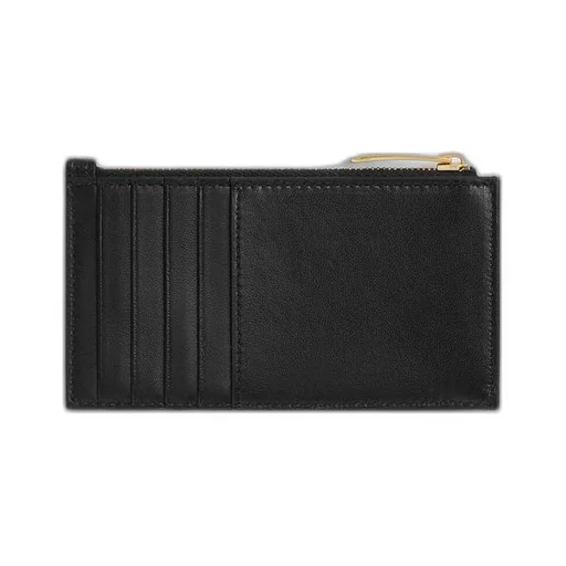 Intrecciato Zippered Card Case
