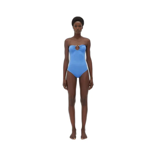 Stretch Nylon Swimsuit With Knot Ring
