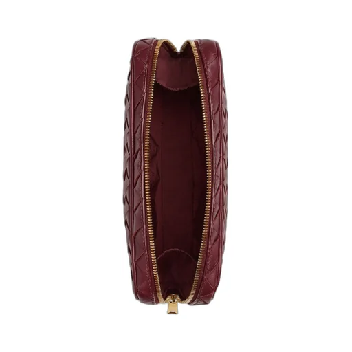 Intrecciato 15 Medium Zipped Organizing Pouch