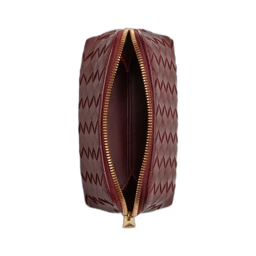Intrecciato  Small Half-Moon Beauty Pouch