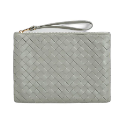 Medium Intrecciato Flat Pouch