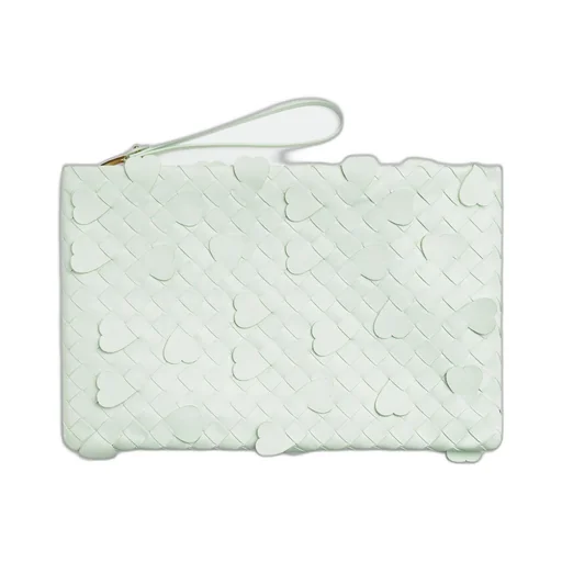 Large Intrecciato Flat Pouch