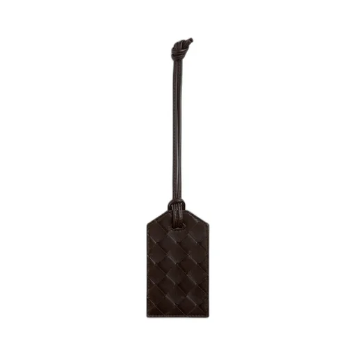 Intrecciato Tag Holder On Strap