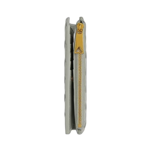 Medium Intrecciato Bi-Fold Zip Wallet