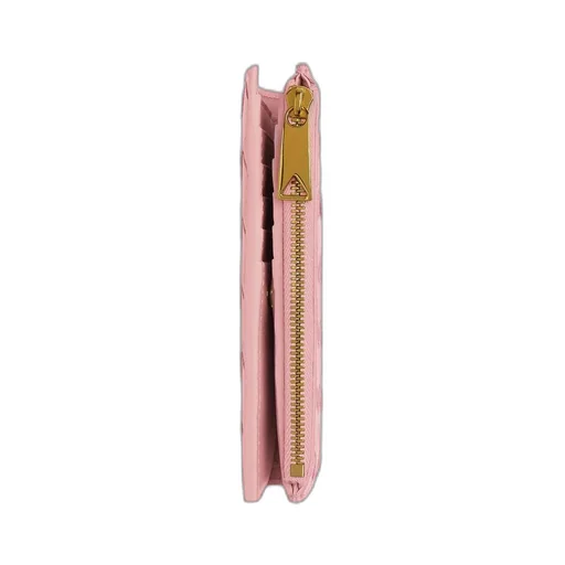 Medium Intrecciato Bi-Fold Zip Wallet