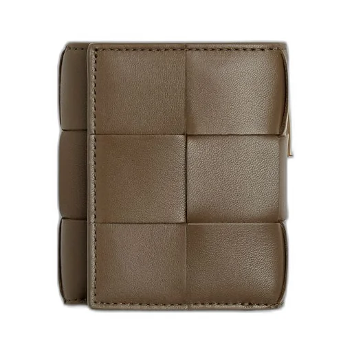 Cassette Tri-Fold Wallet With Detachable Card Case