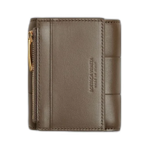 Cassette Tri-Fold Wallet With Detachable Card Case
