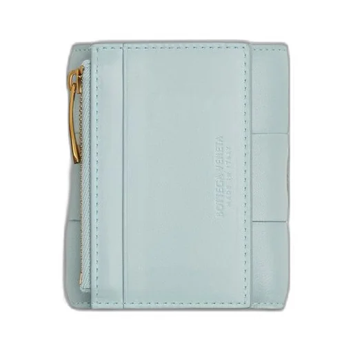 Cassette Tri-Fold Wallet With Detachable Card Case