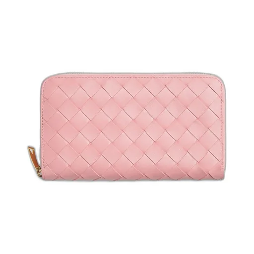 Intrecciato Zip Around Wallet