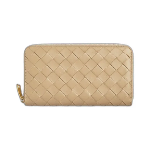 Intrecciato Zip Around Wallet