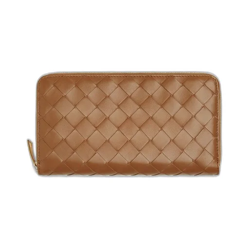 Intrecciato Zip Around Wallet