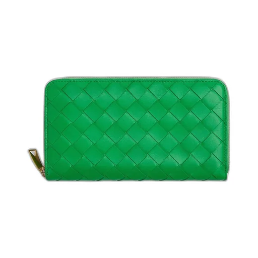 Intrecciato Zip Around Wallet