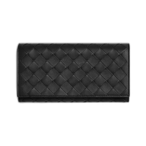 Intrecciato Large Flap Wallet