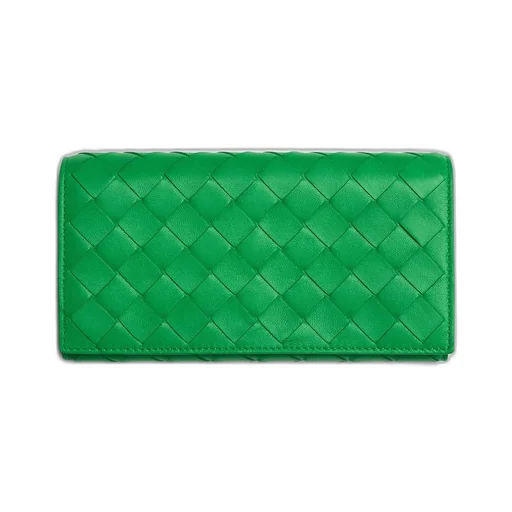 Intrecciato Large Flap Wallet