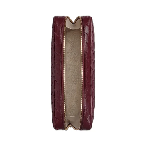 Large Intrecciato Zippered Pouch