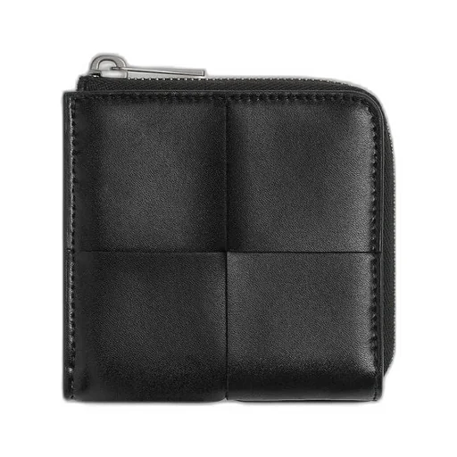 Cassette Square Compact Zip Around Wallet