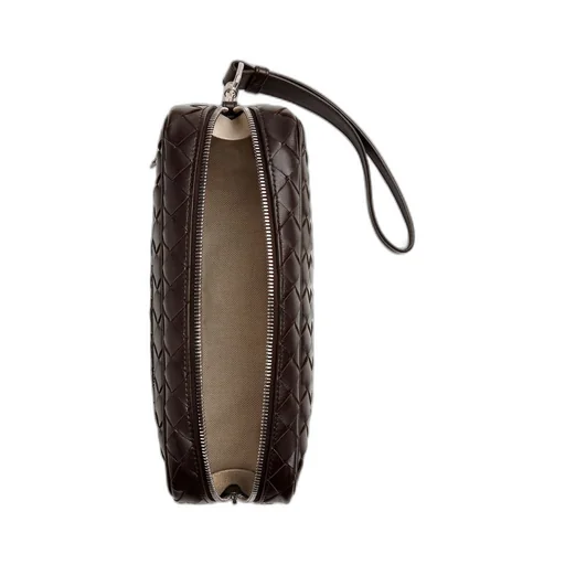 Intrecciato Pouch With Wristlet
