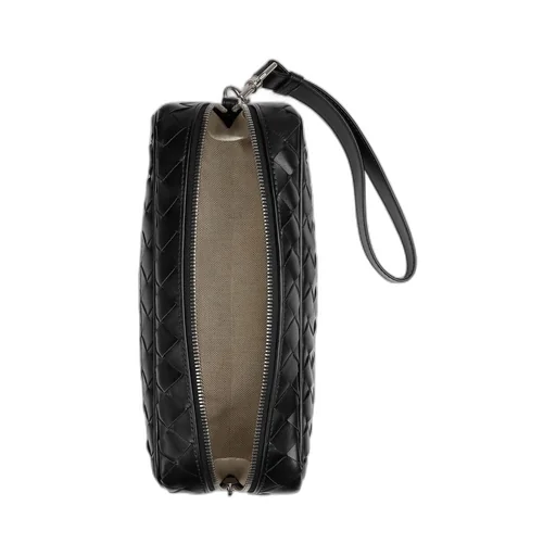 Intrecciato Pouch With Wristlet