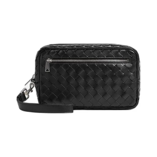 Intrecciato Pouch With Wristlet