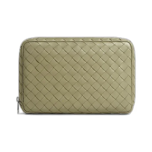 Intrecciato  Large Zipped Organizing Pouch
