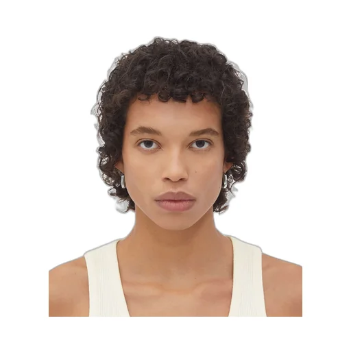 Small Twist Triangle Hoop Earrings