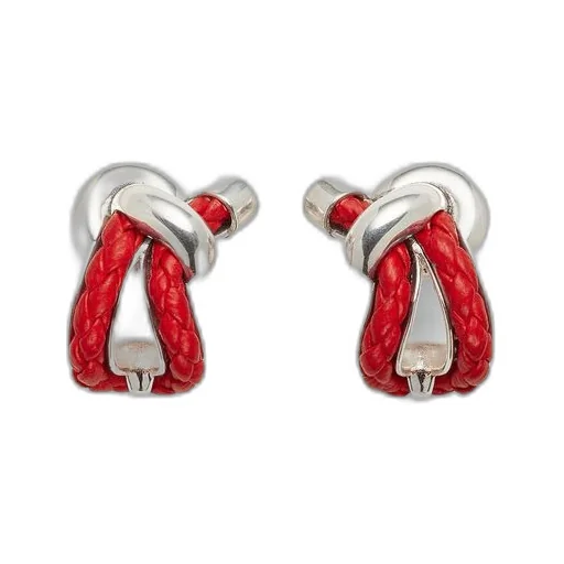 Knot Hoop Earrings