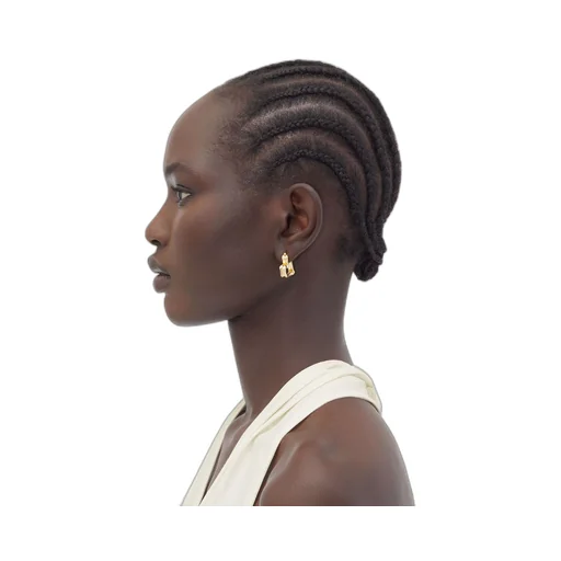 H Beam Earrings
