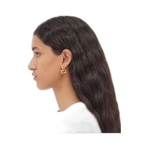 H Beam Earrings
