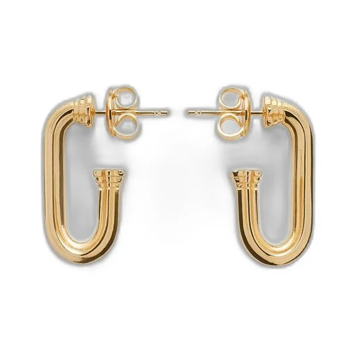Pillar Hoop Earrings