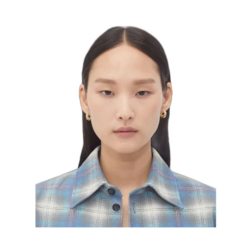 Pillar Hoop Earrings