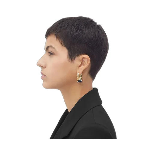 Pillar Hoop Earrings