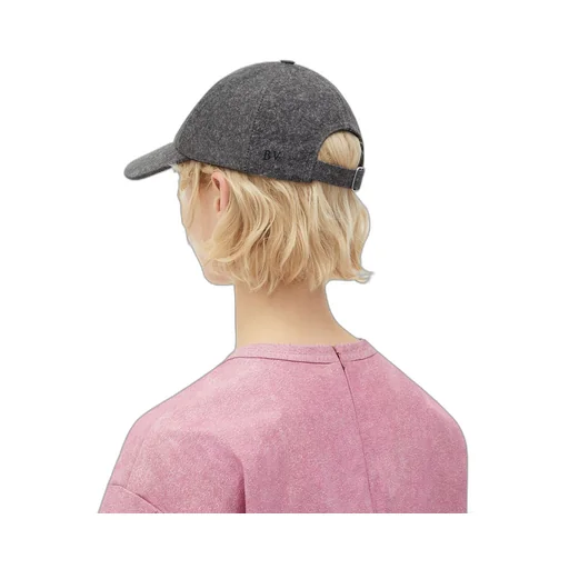 Printed Leather Flannel Cap