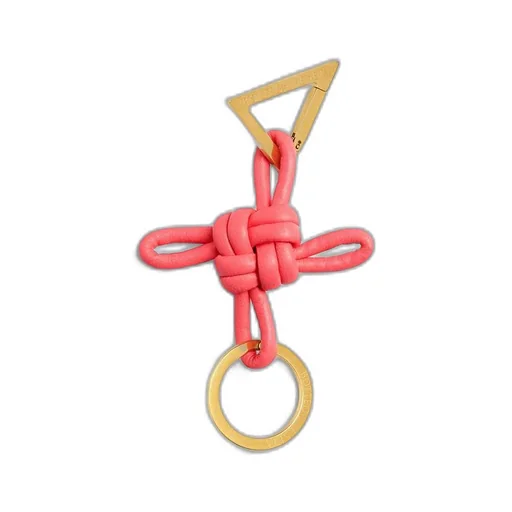 Triangle Square Double Knot Key Ring