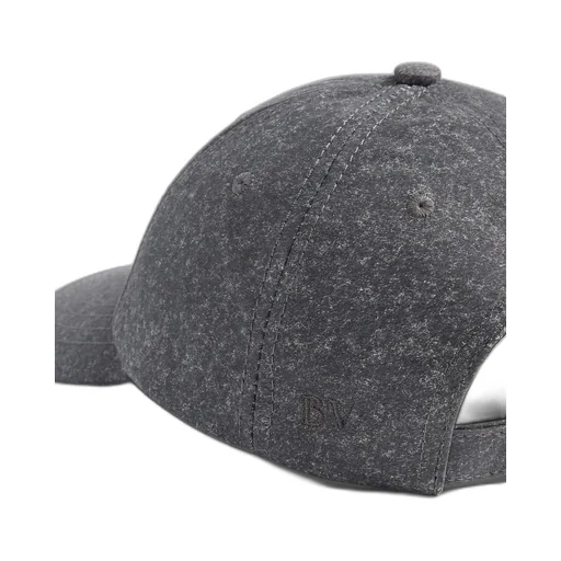 Printed Leather Flannel Cap