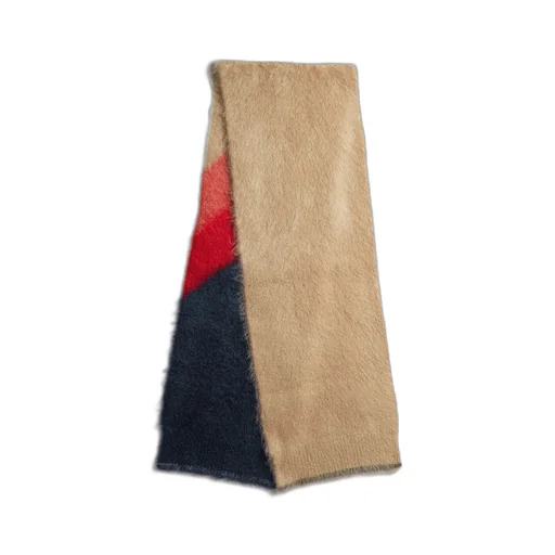 Double Mohair Chevron Scarf