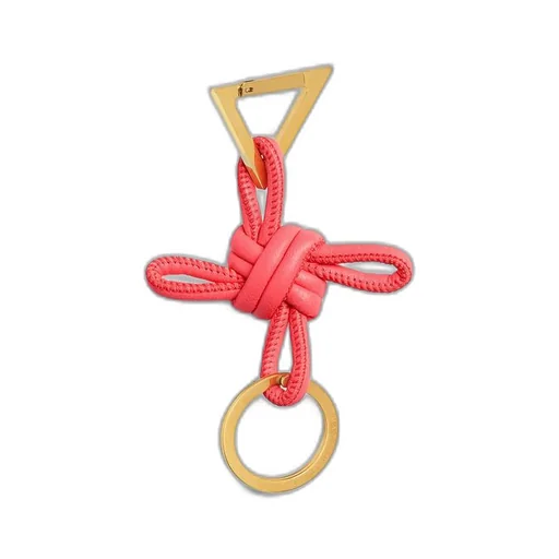 Triangle Square Double Knot Key Ring