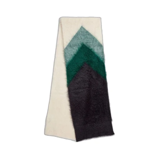 Double Mohair Chevron Scarf