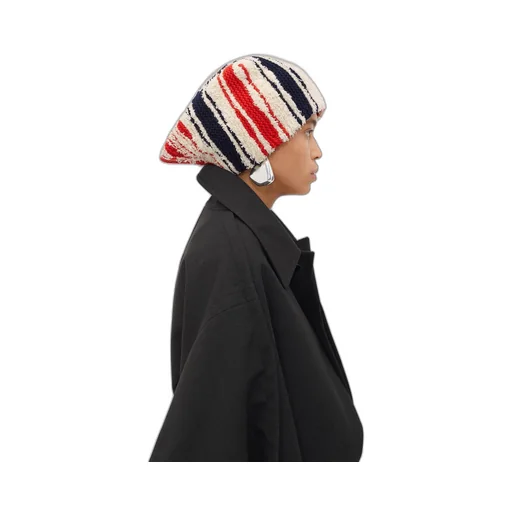 Striped Wool And Cashmere Hat