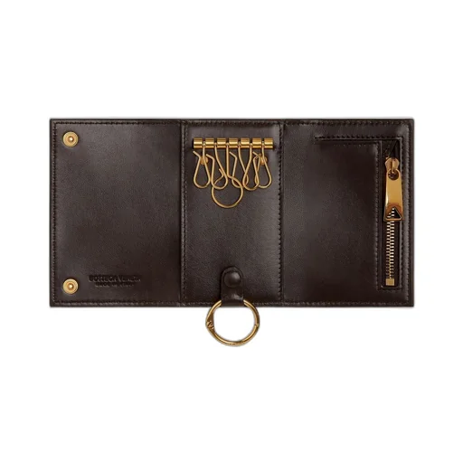 Intrecciato Folded Key Case