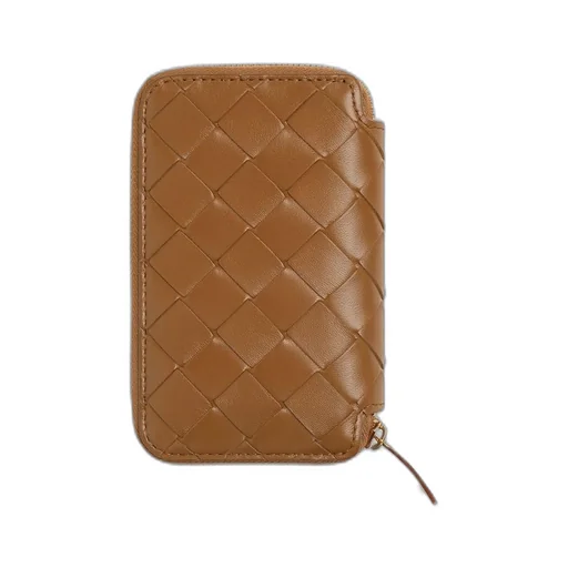 Intrecciato Zippered Key Case