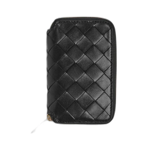 Intrecciato Zippered Key Case
