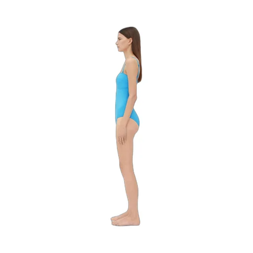 Stretch Nylon Bustier Swimsuit