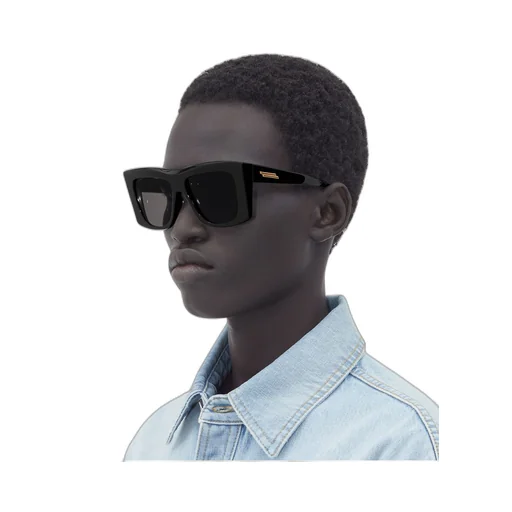 Visor Recycled Acetate Square Sunglasses