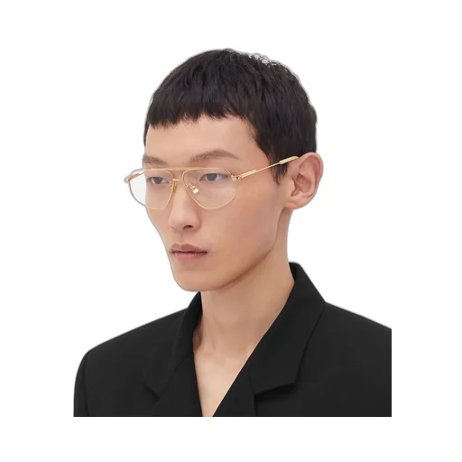 Classic Metal Aviator Eyeglasses