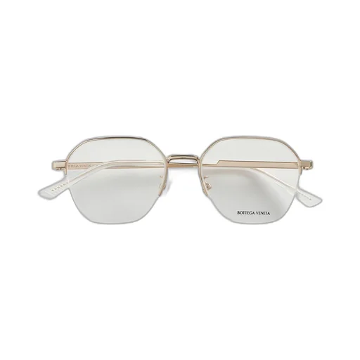 Classic Metal Semi rimless Panthos Eyeglasses